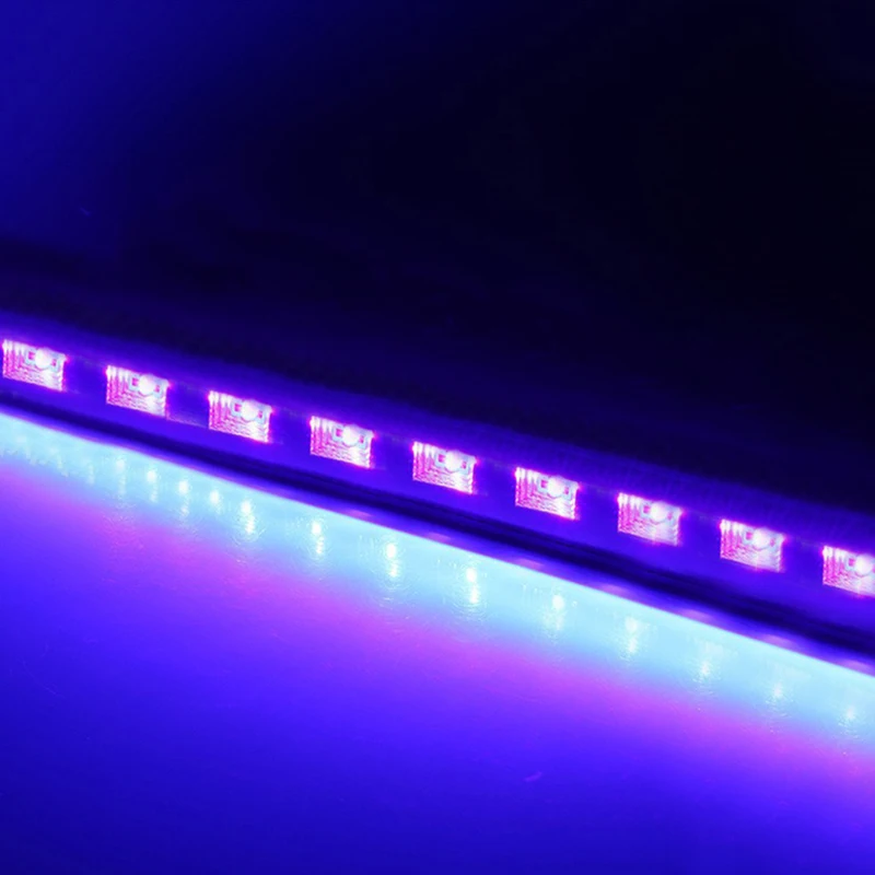 الأرجواني LED الاسمية Blacklight الأشعة فوق البنفسجية ديسكو إضاءات دي جي ليزر مرحلة ضوء 6/9/12LED شريط للحزب نادي هالوين عيد الميلاد الجدار غسالة مصباح