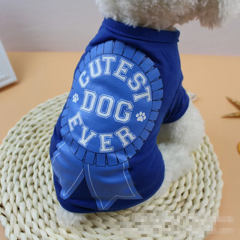 Bigeyedog собак Футболка Пудель Бишон chiwawa Чихуахуа Йорки Одежда для собак Летняя майка футболка Костюмы для собак домашних животных Костюм