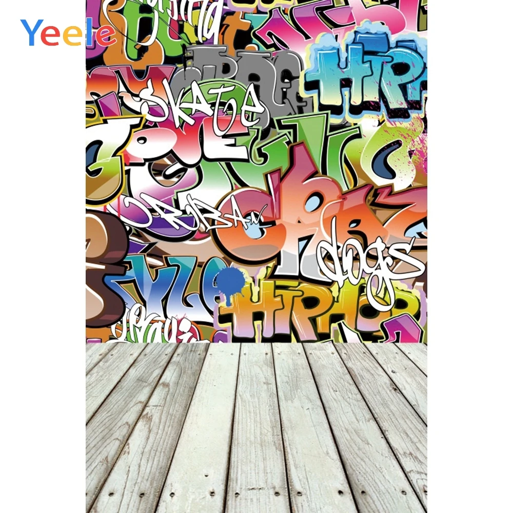 

Yeele Wallpaper Photocall Graffiti Words Room Decor Photography Backdrops Personalized Photographic Backgrounds For Photo Studio
