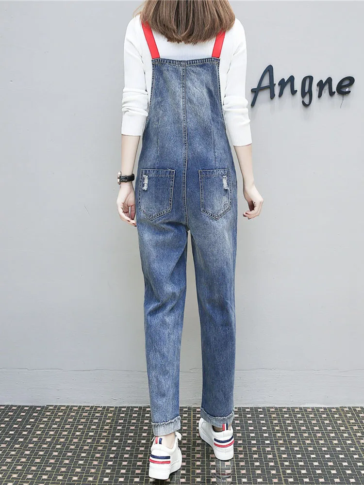 Womens Spring Autumn New Denim Overalls Black and Blue Jumpsuits Casual S-2XL Jumpsuits Pencil Pant Jeans Romper Female NO856 Womens Spring Autumn New Denim Overalls Black and Blue Jumpsuits Casual S-2XL Jumpsuits Pencil Pant Jeans Romper Female NO856