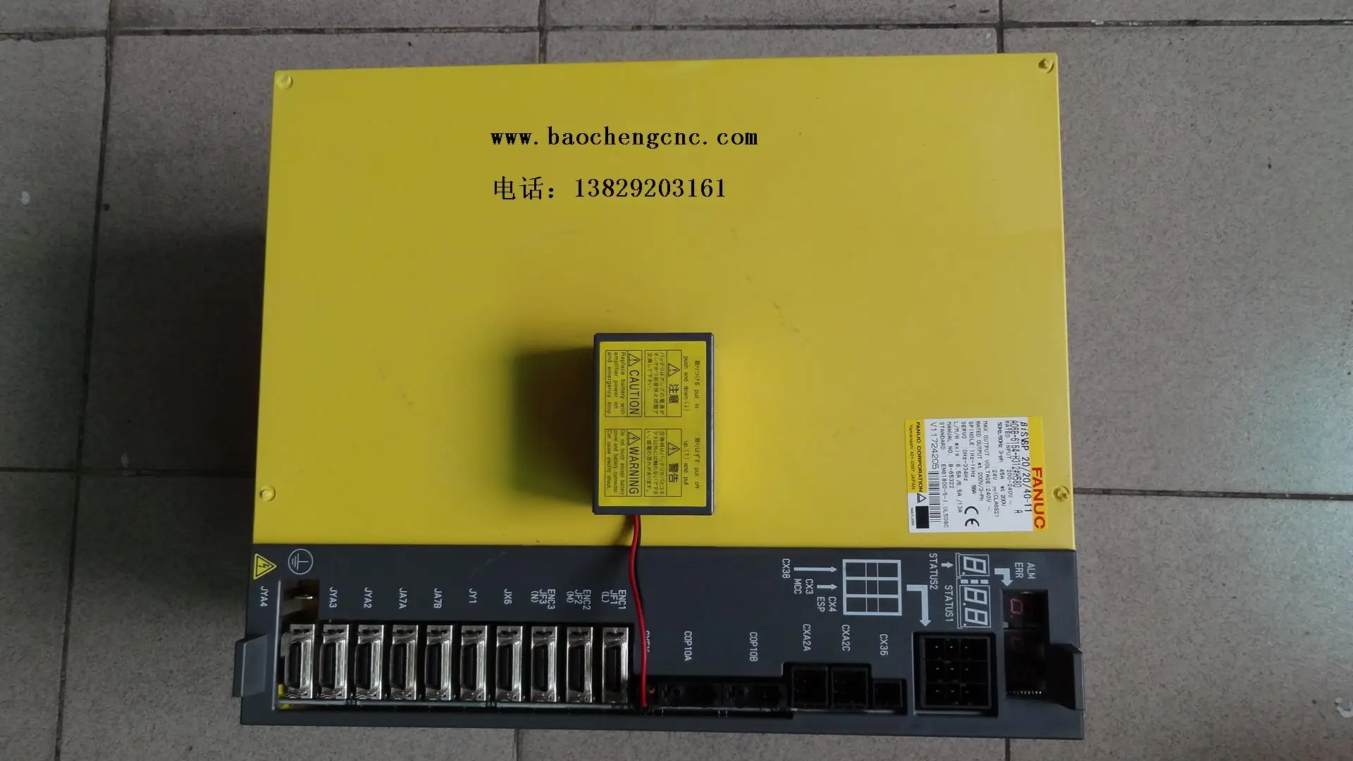 

Fanuc motor drive amplifier A06B-6164-H312 for CNC machine