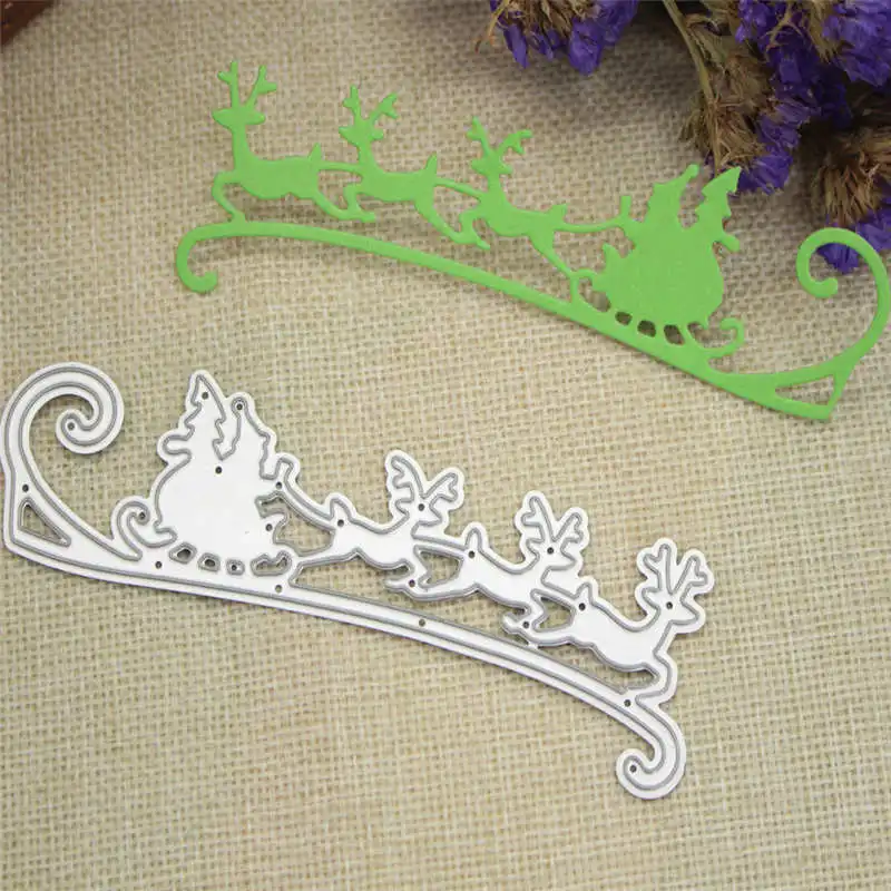 2018 Merry Christmas Metal Cutting Dies Stencils Scrapbooking Embossing DIY Crafts #2n1 (37)