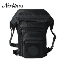 Norbinus нейлоновая/холщовая Мужская поясная сумка для езды на мотоцикле, сумка через плечо, сумка через плечо, набедренная сумка на пояс для верховой езды