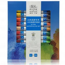 Winsor Newton тонкие акварельные краски в наборе 10 мл 12 цветов 18 цветов 24 цвета