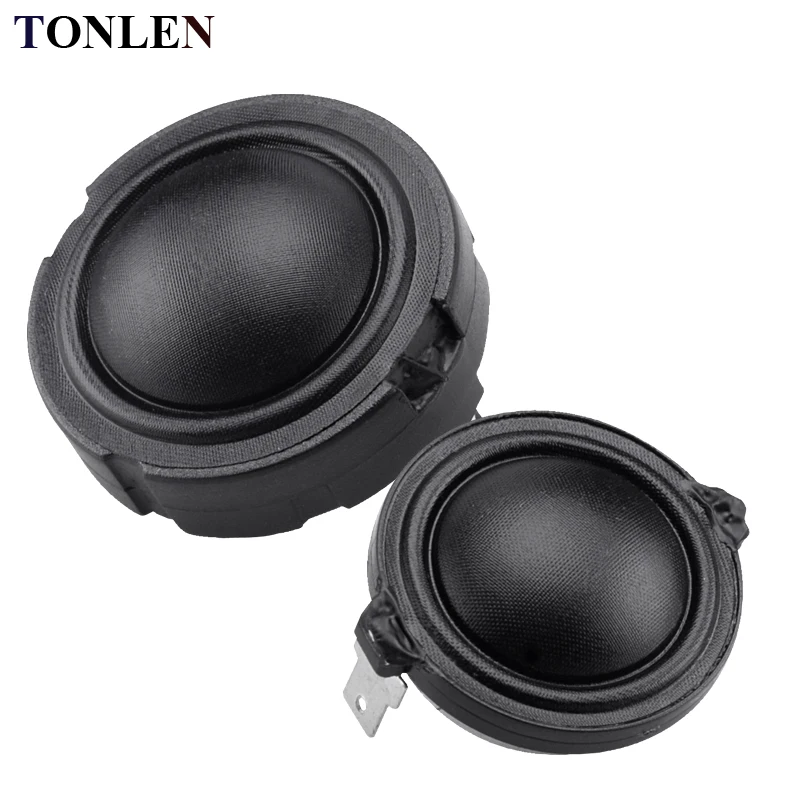 

2pcs Silk Film Tweeter Speaker Units 6ohm 30W 80W Treble Dome Horn HIFI 25 core HIFI NdFeB Car Tweeters Ultra Sound Loudspeakers