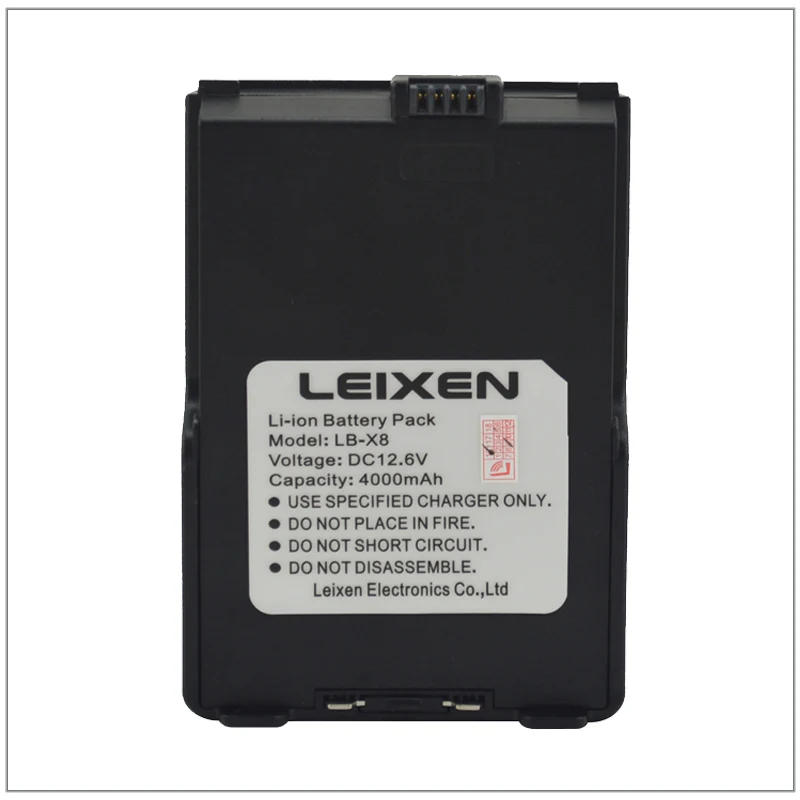 LEIXEN аккумулятор DC12.6V 4000mAh литий-ионный аккумулятор для LEIXEN NOTE 25W Портативный FM Walkie Talkie