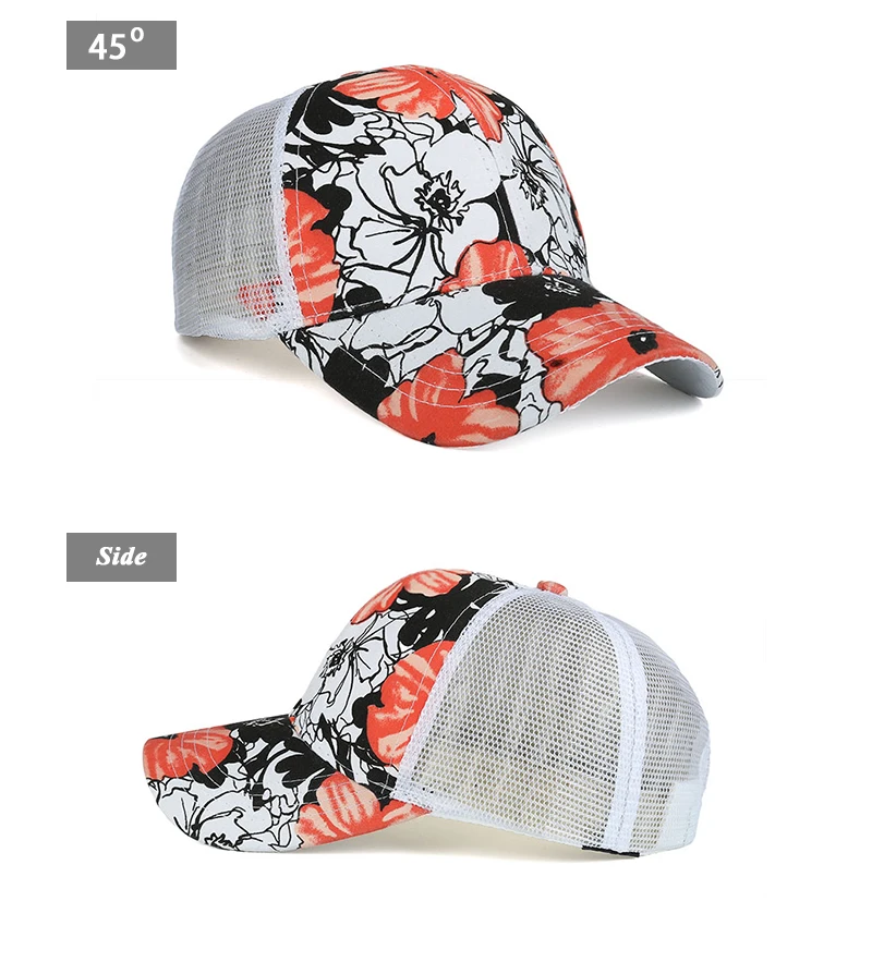 Joymay новые весенние Для женщин сетчатая бейсболка кепки регулируемый; модная обувь для отдыха; Повседневная бейсболка шапка B417