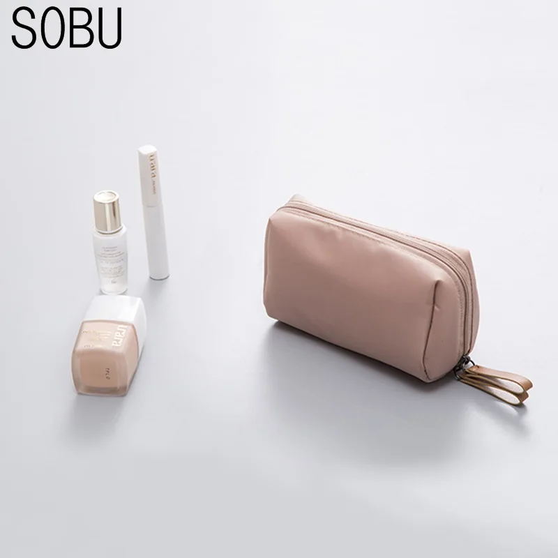 الكورية نمط الصلبة حقيبة مستحضرات التجميل النساء ربطة القوس فيونكة حقيبة مستحضرات تجميل للماء السفر Neceser غسل حقيبة حالة أدوات الزينة تخزين ...