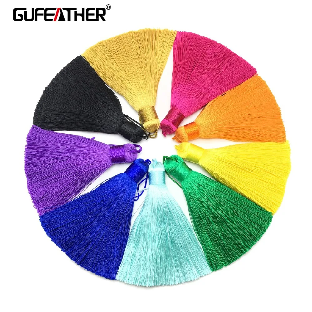 GUFEATHER L148, кисточка, шелк кисточки, аксессуары и украшения, ювелирных изделий, hand made, ювелирных изделий, подвеска, подвески, серьги