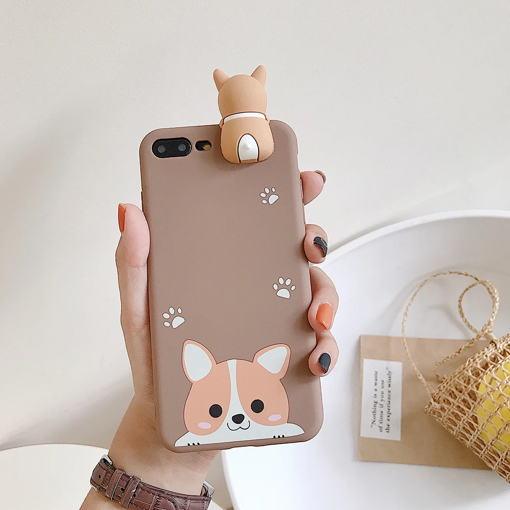 Чехол для собак Welsh Corgi из мягкого ТПУ с изображением щенка, чехол s для iPhone 11 Pro X XS Max XR 6 6S 7 8 Plus, защитный чехол для телефона s Fundas