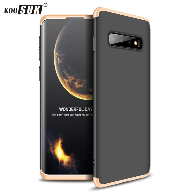 

Luxury 3 in 1 Back Cover For Samsung S10 Plus S10e Hard Matte Phone Case For Samsung Galaxy S10E S10 Lite Protector Cases Coque
