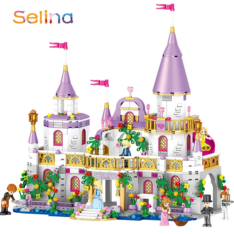 

Princess Windsor Castle Garden Cat Building Blocks LegoINGlys Friends Series Set Figures Model Assembled Toys Gifts for Girls