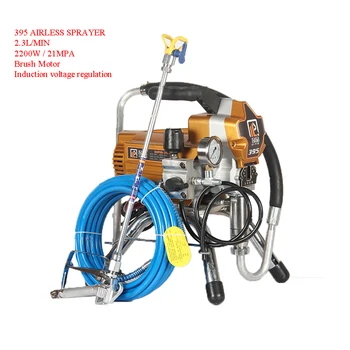 

395 Professional Airless Paint Sprayer Machine 2.3L/3.0L/3.5L/Min with spray gun painting sprayer machine wall paint paint
