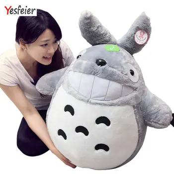 

30-80cm Stuffed Animal Totoro Cartoon Movies Plush Toys Baby Toy High Quality Dolls Girl's Gift Free Shipping