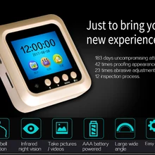 160 градусов широкоугольный HD видео дверной звонок 2MP дверной просмотр