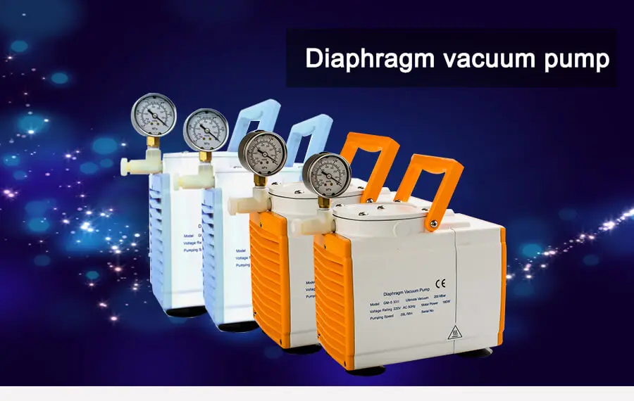 GM-0.33A diaphragm vacuum pump lab supplies -1