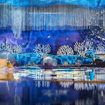 

DIY Party Shiny Tassel Flash Line String Curtain Window Door Divider Sheer Valance Home Wedding Backdrop Decoration