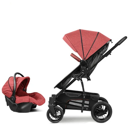 pram with bassinet and car seat