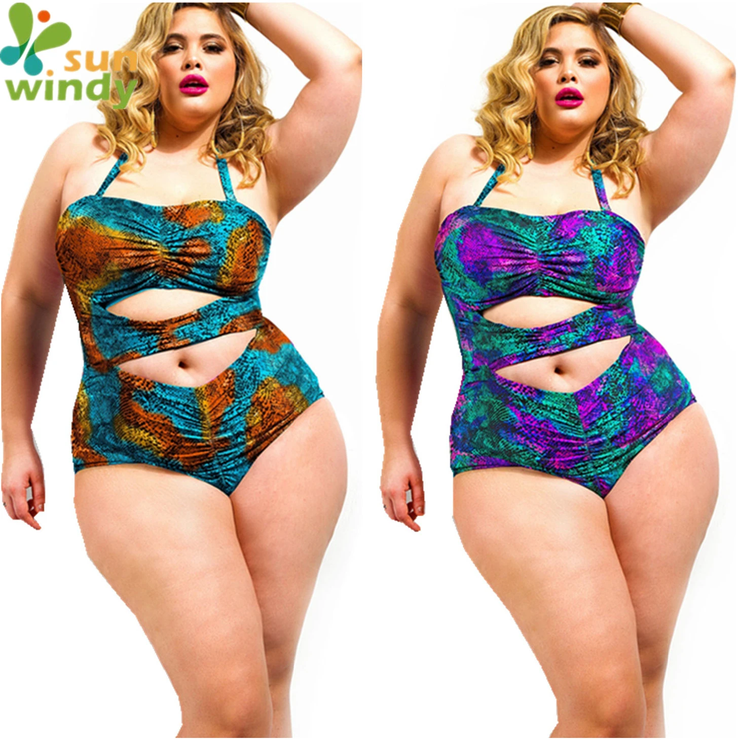 plus size snakeskin bathing suit