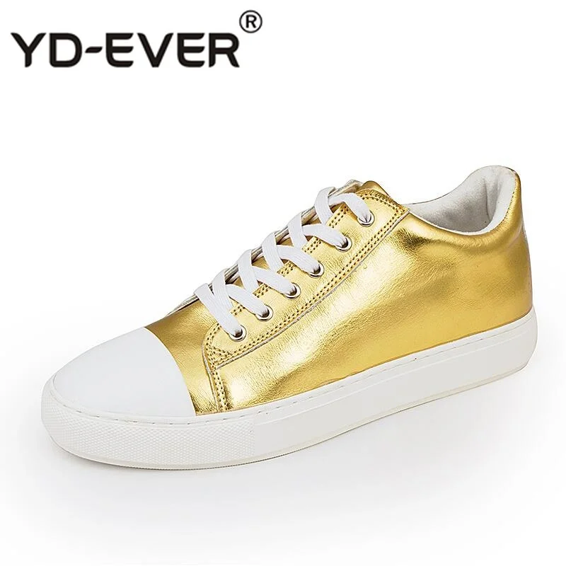 

Sneakers Boys Comfort Lace Up Spring Creepers Trainers 2019 Gold Designer Men Casual Shoes Hot Sale Rubber Silver Skate Hip Hop