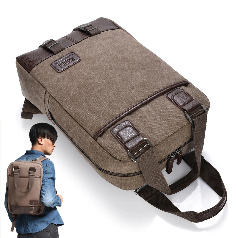 Vintage Canvas 13 14 15 6 17 3 Inch Laptop Backpack Travel Computer Vintage Canvas 13 14 15 6 17 3 Inch Laptop Backpack Travel Computer Notebook School Bag For Men Women In Bags Cases From Office