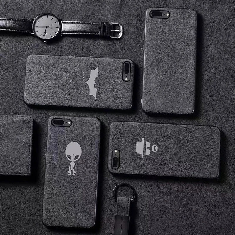 

New Breaking Bad Turn fur soft cover case for iphone 6 S plus 7 7plus 8 8plus X 10 Batman Alien ET leather phone cases couque