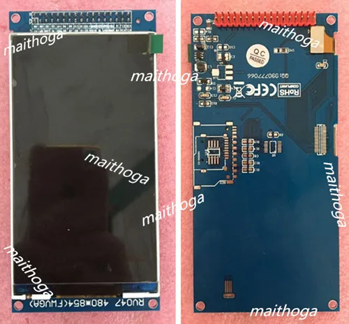 

IPS 4.7 inch 40PIN 16M TFT LCD Screen with PCB Board OTM8009A Drive IC 8/16Bit 8080 Interface 854*RGB*480