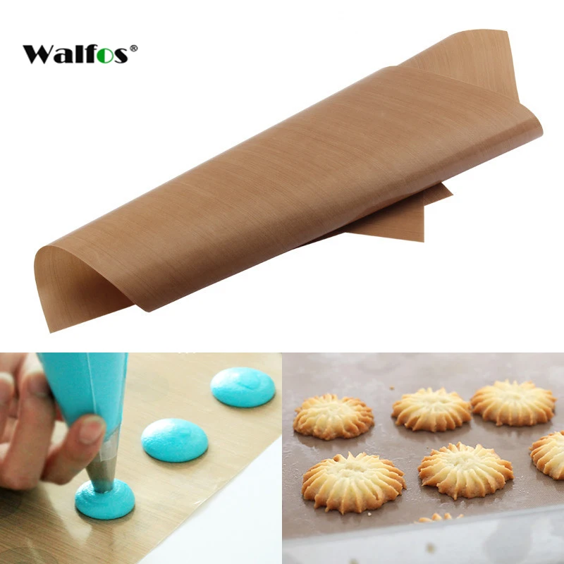 

WALFOS Reusable Baking Mat High Temperature Resistant Teflon Sheet Pastry Baking Oilpaper Heat-Resistant Pad Non-stick
