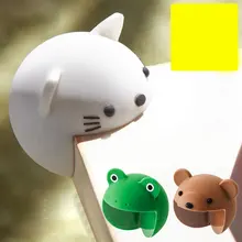 4 шт. милый мультфильм детский защитный на мебель угловая защита Мягкий для безопасности ребенка силикагель Настольный Угловой протектор край крышка