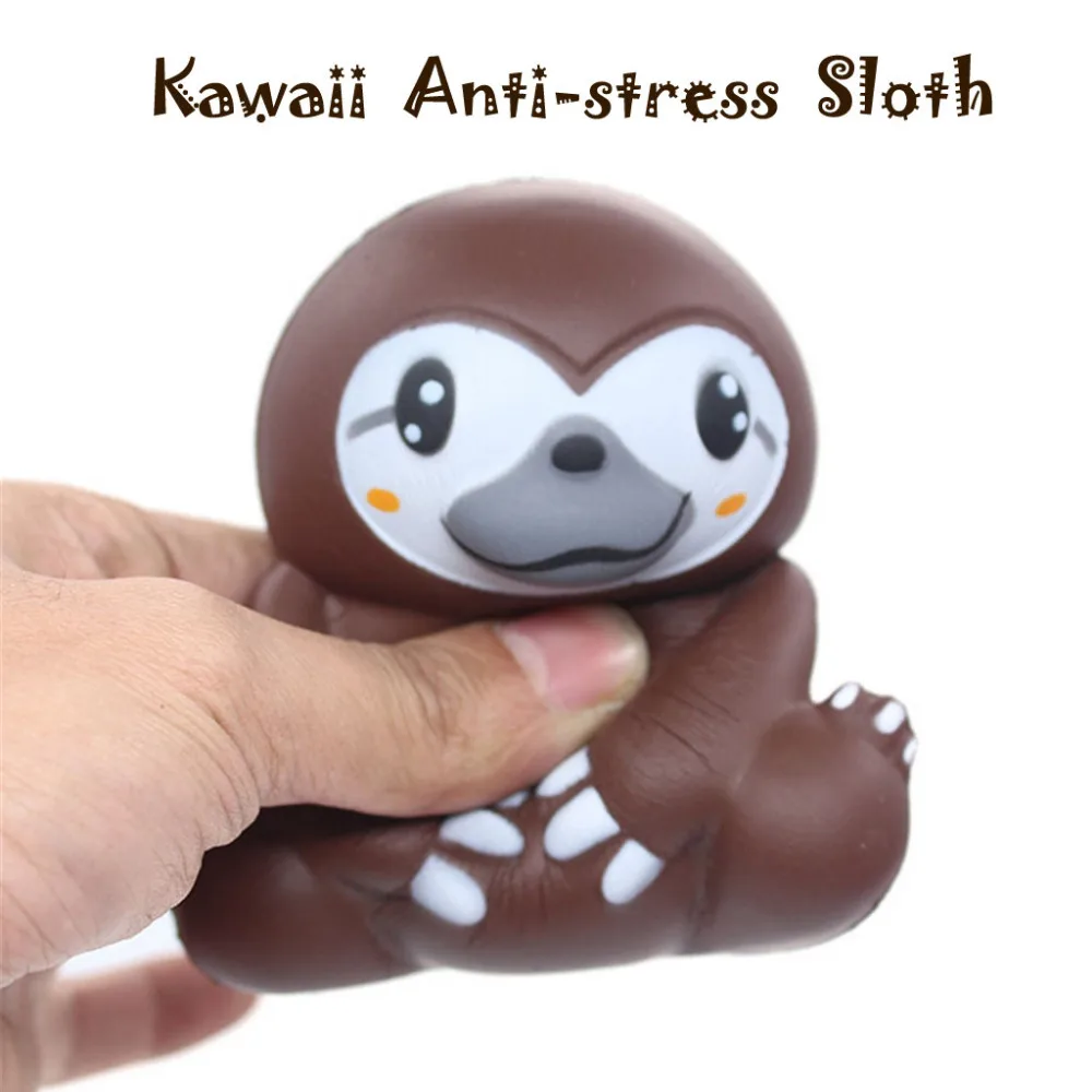 Мягкая игрушка Kawaii Ленивец мягкий гибкий очень интересный эластичный Анти-Стресс весело медленный рост облегчить Squishies D301204