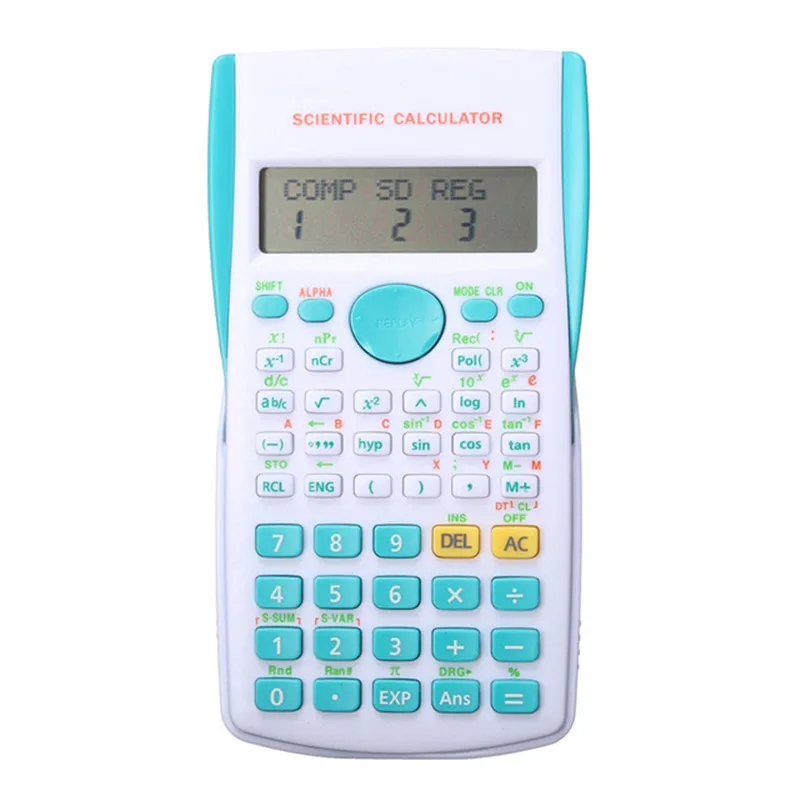 Офисный мини-калькулятор ярких цветов, научный калькулятор для школьников, многофункциональный портативный электронный калькулятор