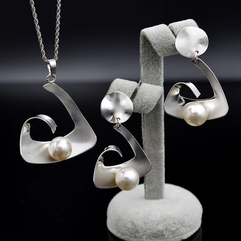 Sunny Jewelry милые романтические Ювелирные наборы колье серьги кулон для вечерние