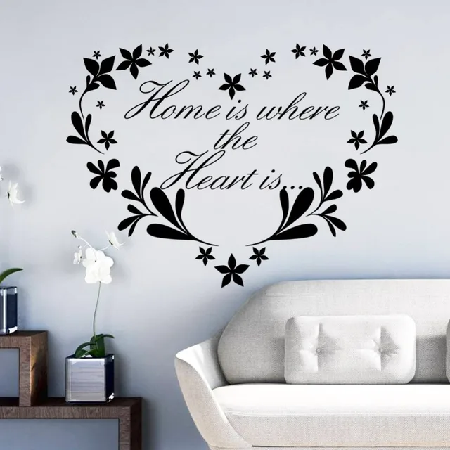 Love Flower Quotes Wall Sticker Resign Heart Floral Rattan Wall Classy Love Flower Quotes Love Flower Quotes Wall Sticker Resign Heart Floral Rattan Wall Classy Love Flower Quotes