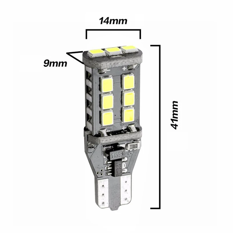Универсальный Новый крутой Canbus 15SMD 2835 T15 W16W автомобильный обратный резервный