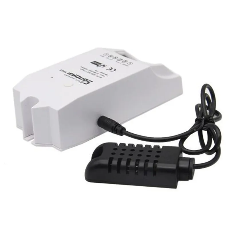 

ITEAD Sonoff TH16 WiFi Smart Switch Smart Home Temperature And Humidity Sensor Remote controller DS18B20 AM2301 Via Smartphone
