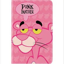 Personality cartoon naughty leopard pattern leather cover for ipad 2 3 4 common brand quality tablet case with package