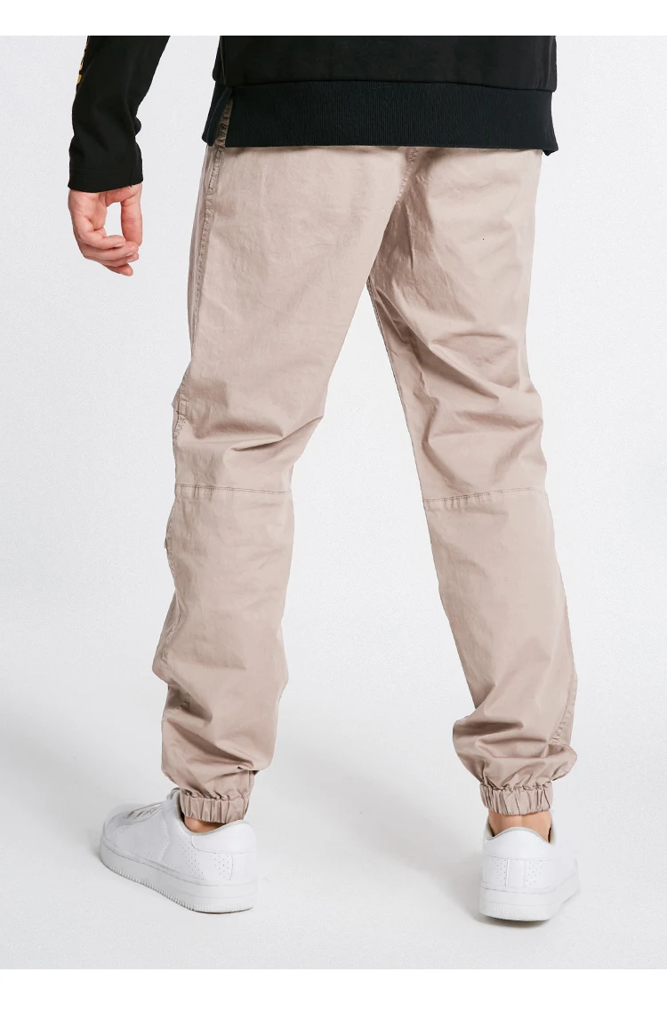 MLMR мужские Стрейчевые Хлопковые Штаны для отдыха, Мужские штаны для бега с манжетами, 218314586