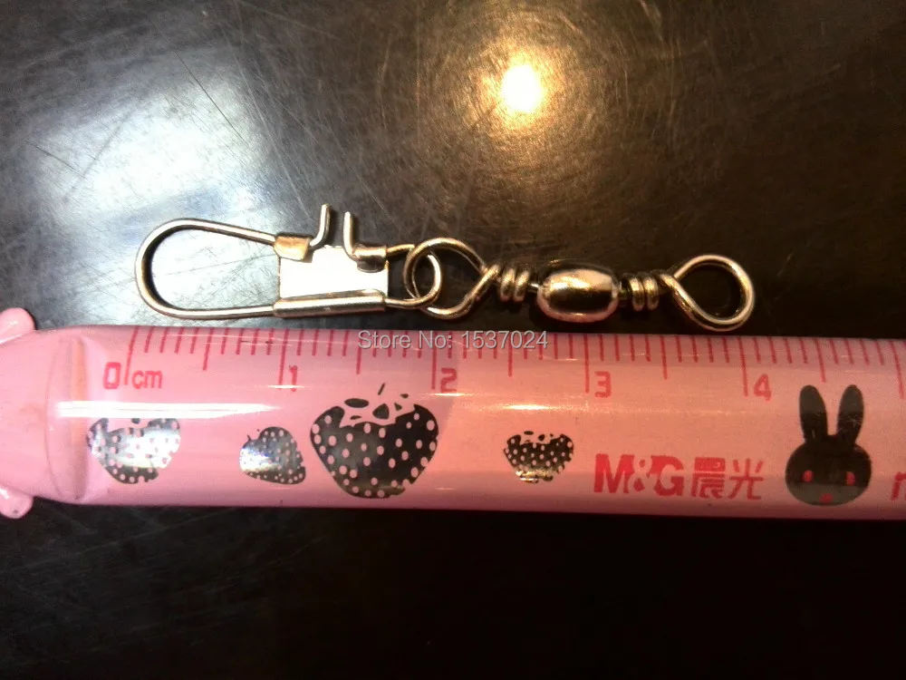 

free shipping barrel swivel with inter lock snap 6#+3B 100pcs The best quality direct factory