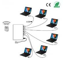 10 портовый пульт дистанционного управления USB для USB кабель охранной сигнализации для ноутбука