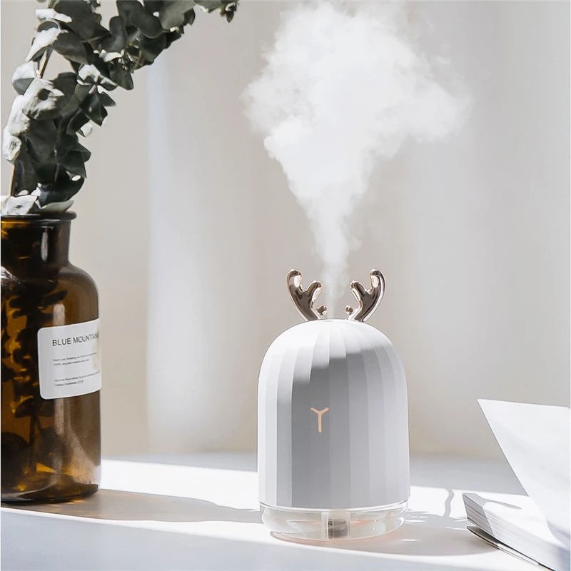 

Kawaii Mini Aroma Essential Oil Diffuser Ultrasonic Humidifier USB Office Air Purifier Air Moisturizing Tool With Led Light 31