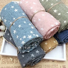 2016 Hot SellGirl s Kids Star Pentagram Warm Shawl Autumn Winter Gift s Stole Soft Scarf
