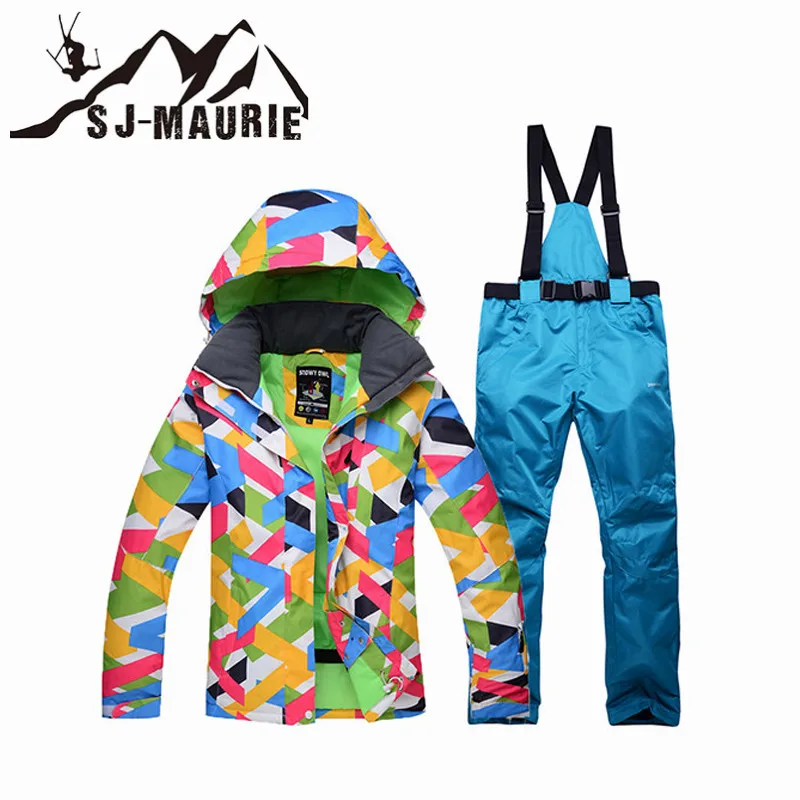 Warm Waterproof Windproof Winter Ski Suit Women High Quality Skiing Jacket and Pants Snowboard Suits for Men