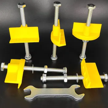 

10Pcs/set Tile Leveling System Tile Leveler Height Adjuster Locator Fine Thread Rising For Tiling Tools