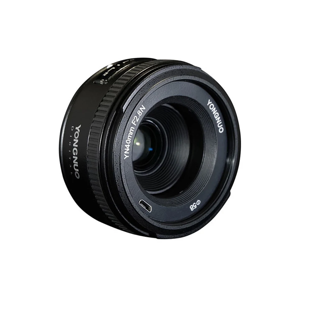 YONGNUO YN40mm F2.8N AF/объектив MF YN40mm стандартный объектив с автофокусом для цифровых зеркальных фотокамер Nikon D7200 D5300 D5200 D750