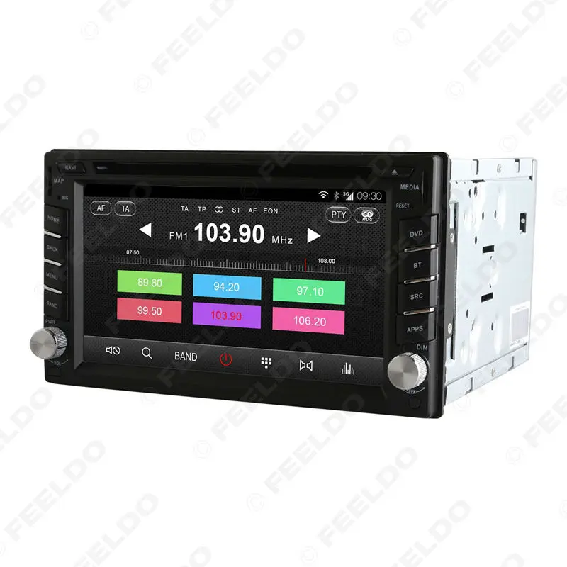 Clearance LEEWA 6.2"inch Universal 2DIN Android 4.4.4 Quad Core Car DVD Player With GPS Navi Radio For Nissan/Hyundai #CA2420 22