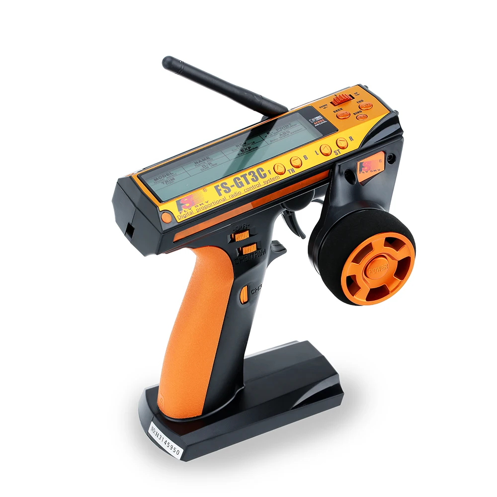 RC Car Parts FS-GT3C 2.4G 3CH Radio Remote Control LCD RC Transmitter Receiver for RC Boat Model Truck  Accessories