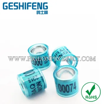 

free shipping racing pigeon rings 8mm with personal name,phone number on the rings free color