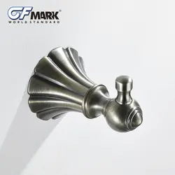 GFmark Античная стена стойка для крючков Бронзовый полотенца держатель Вешалка для одежды аксессуары ванной комнаты Attaccapanni Винтаж крючки