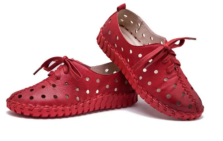 Sneakers Casual Women Flats Shoes Summer Women Hot Authentic Leather Comfortable Shoes For Female Footwear (9)