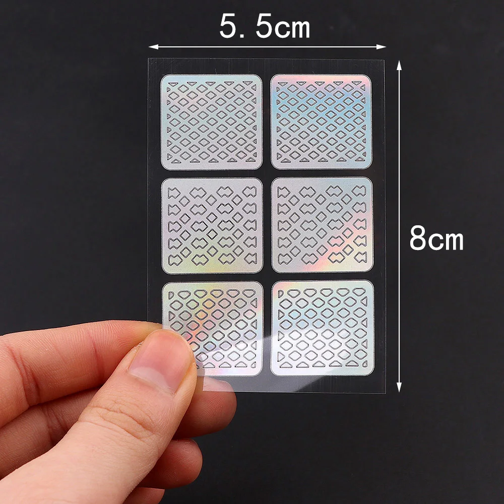 144Tips 24Sheets Laser Nail Art Hollow Stickers Nail Vinyls 3D Image Transfer Guide Stencil Set Irregular Pattern Mixed Decals